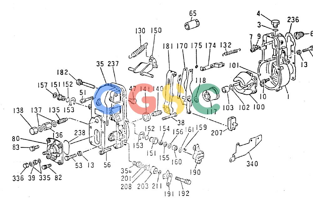 神钢零件查询(MD240C) - EXCAVATOR ASN LLU00601 (1/80-12/06) (17-043) - GOVERNOR (INNER PARTS) Kobelco