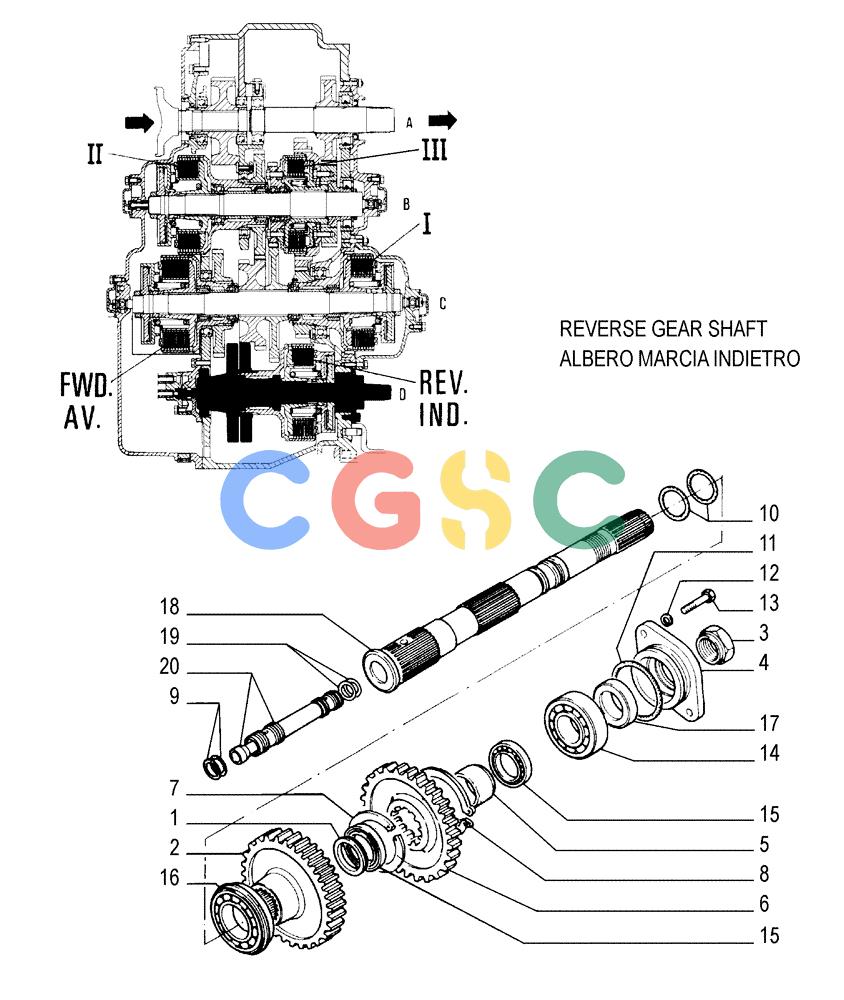 纽荷兰零件查询(FL175) - CRAWLER LOADER (N.A. VERSION) (6/92-) (1.211[23]) - TRANSMISSION - COMPONENTS New Holland Constructuion