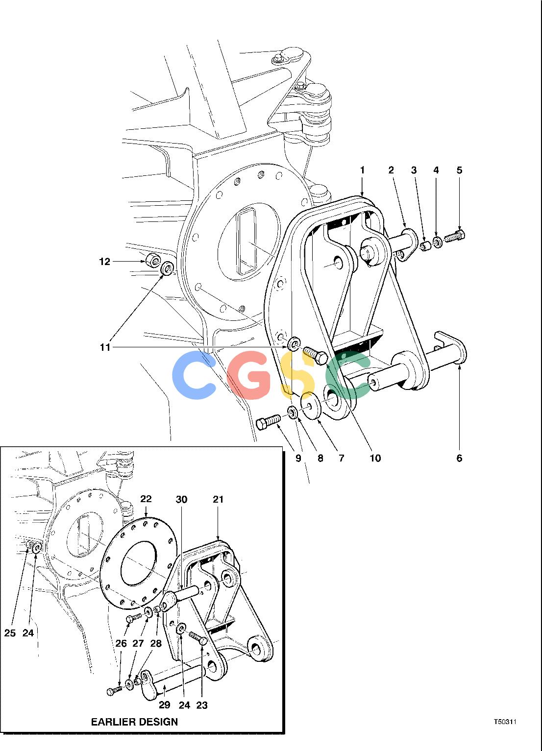 约翰迪尔零件查询T400 - ATTACHMENTS BOOM ADAPTER NO WRIST 20`` HEAD ( 62171 - ) 4542-040/10 [4542-040/10]EPC John Deere online