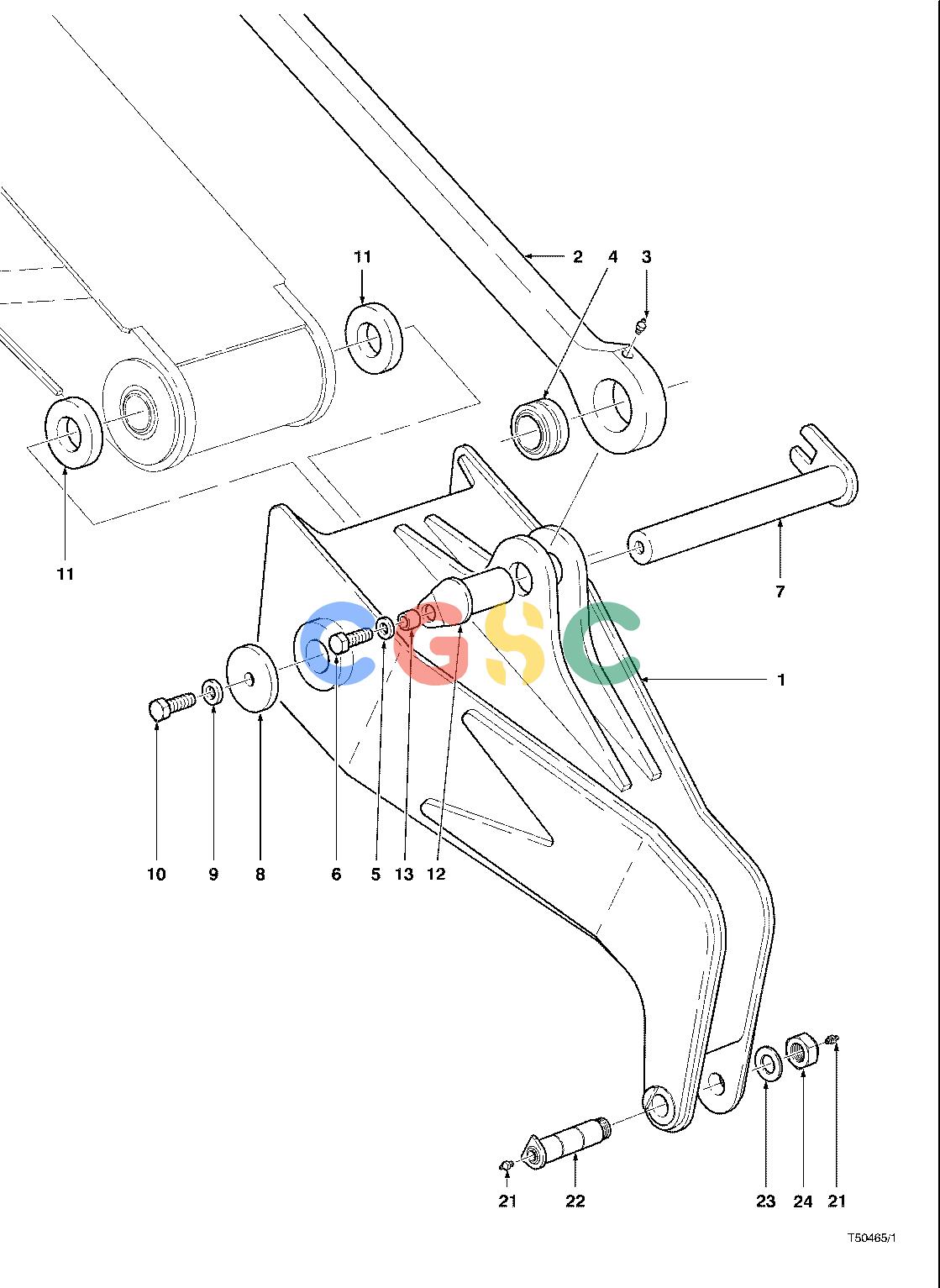 约翰迪尔零件查询TJ608F - ATTACHMENTS BOOM ADAPTER 762B FIXED ( O012 - ) 4542-048/10 [4542-048/10]EPC John Deere online