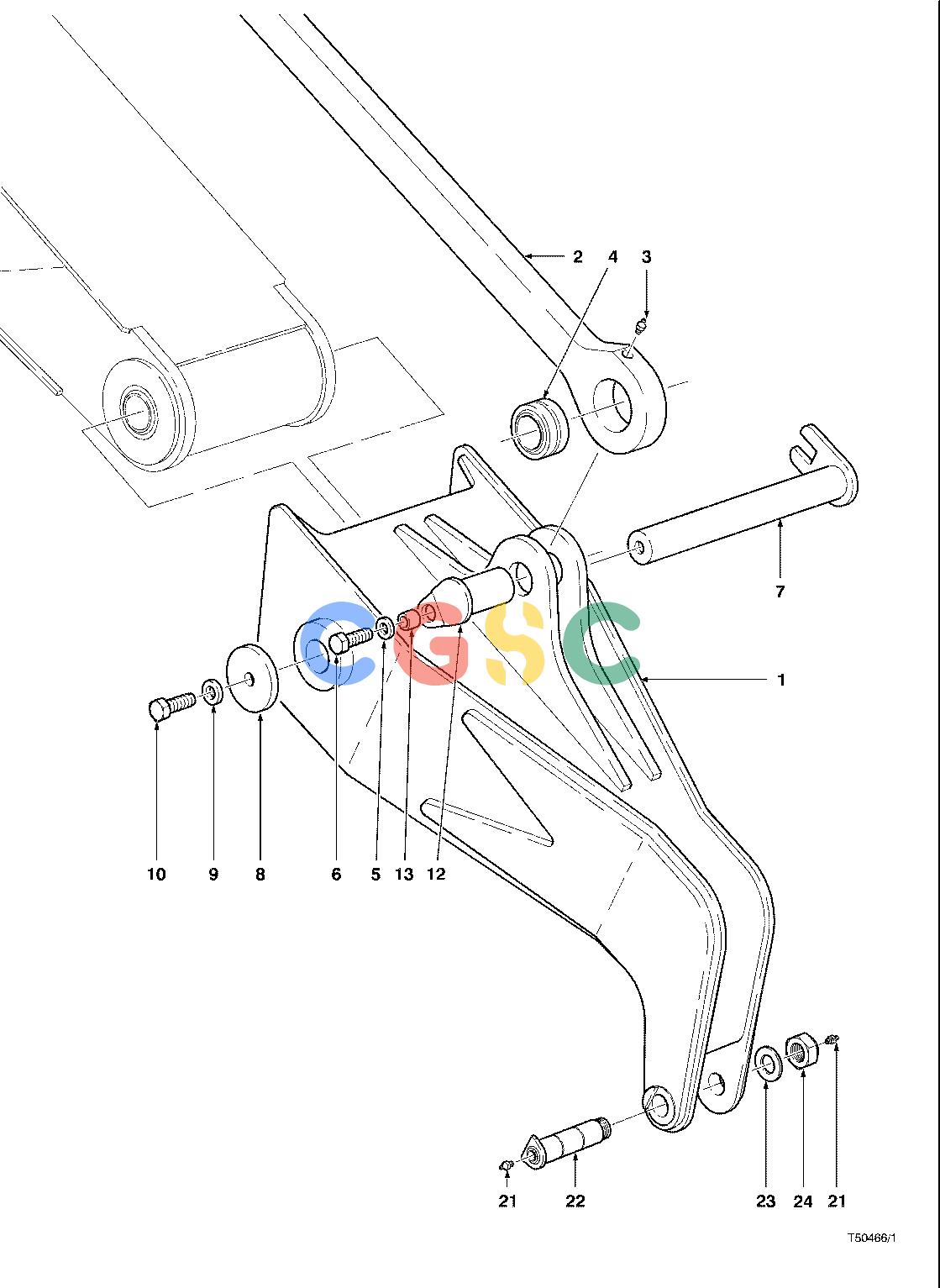 约翰迪尔零件查询T2600F - ATTACHMENTS BOOM ADAPTER 762B FIXED ( O012 - ) 4542-049/10 [4542-049/10]EPC John Deere online