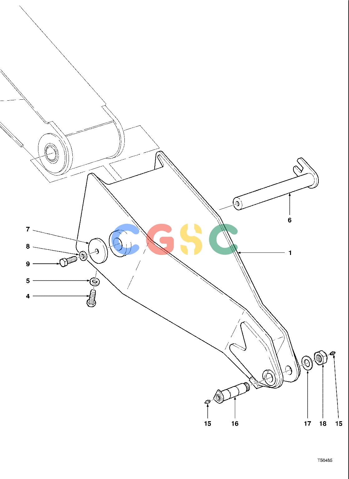 约翰迪尔零件查询T2600F - ATTACHMENTS BOOM ADAPTER 762B FIXED ( 1305 - ) 4542-037/10 [4542-037/10]EPC John Deere online