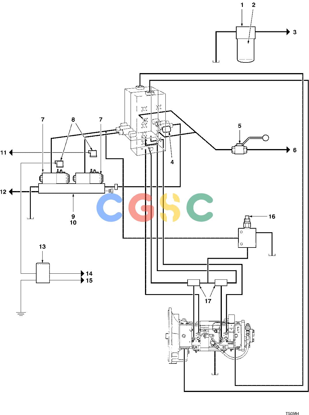 约翰迪尔零件查询KM205F - ATTACHMENTS ELECTRICAL SYSTEM ELECT/HYD 762B ( 1305 - ) 3210-038/10 [3210-038/10]EPC John Deere online