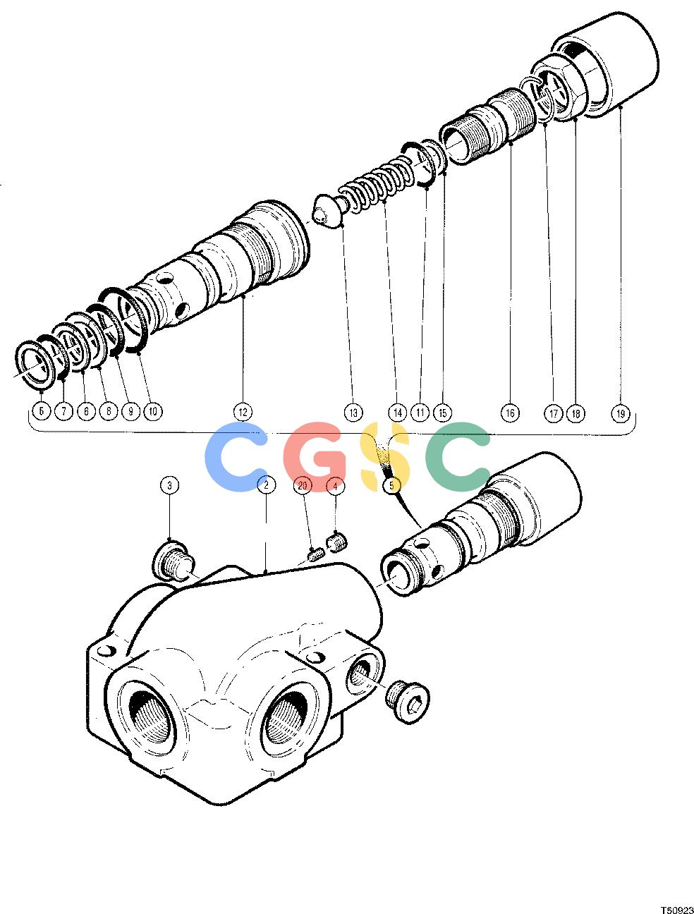 约翰迪尔零件查询SS210F - ATTACHMENTS VALVE RELIEF 762B ( O012 - ) 2482-029/10 [2482-029/10]EPC John Deere online