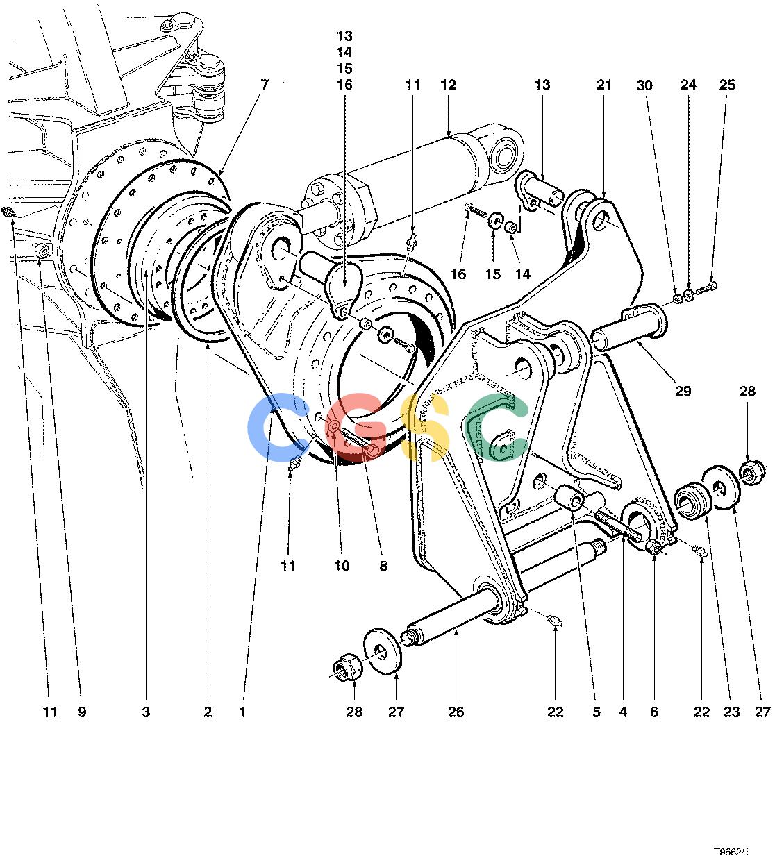 约翰迪尔零件查询TJ618 - ATTACHMENTS WRIST ASSEMBLY 20`` HEAD ( 63037 - ) 4542-030/10 [4542-030/10]EPC John Deere online