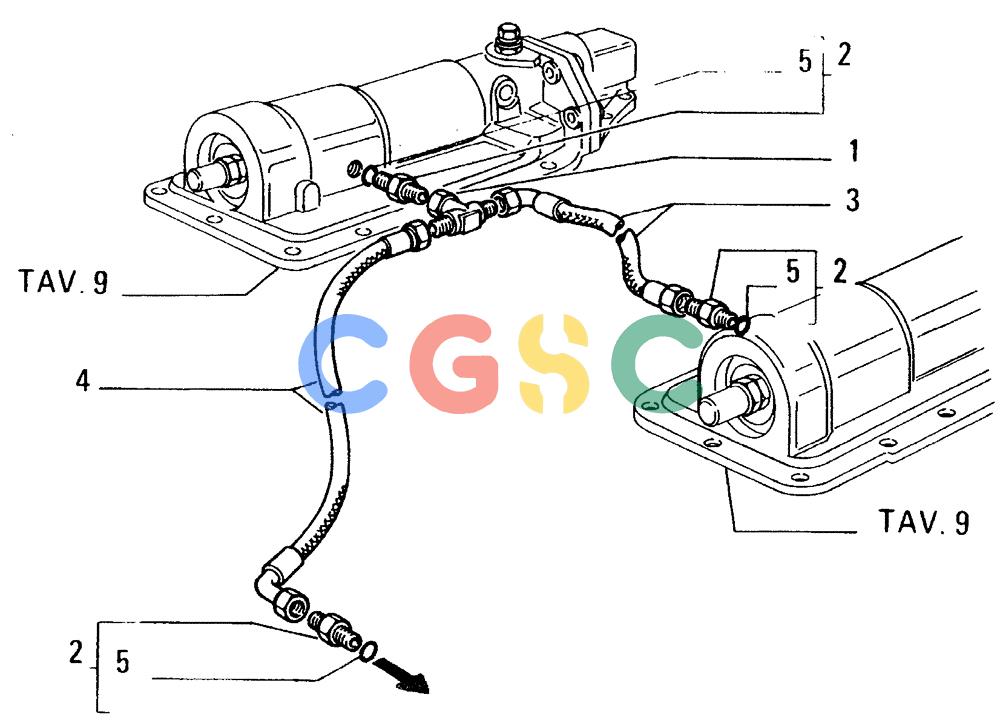 纽荷兰零件查询(FD14E) - CRAWLER DOZER (1.2770[011]) - REAR TRANSMISSION-STEERING BRAKE New Holland Constructuion