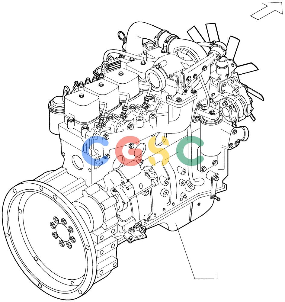 纽荷兰零件查询(DC150LT) - CRAWLER DOZER (6/00-) (0.021[01]) - ENGINE (Jun 7 2000 11:59AM) New Holland Constructuion