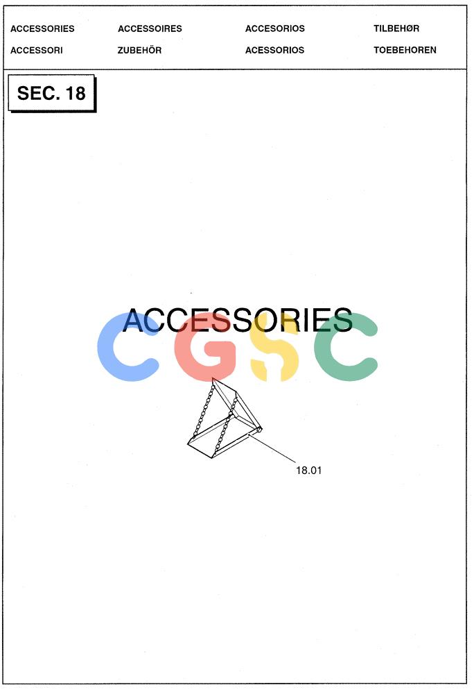 凯斯零件查询(LBX431S) - BIG RECTANGULAR BALER (6/01-12/03) (18.00[01]) - SECTION LIST 18 - ACCESSORIES Case Agriculture