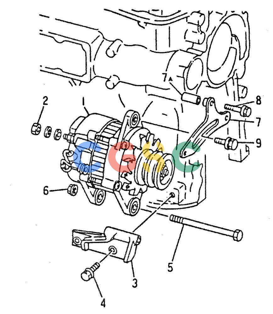 神钢零件查询(MD240C) - EXCAVATOR ASN LLU00601 (1/80-12/06) (17-056) - ALTERNATOR GENERAL Kobelco