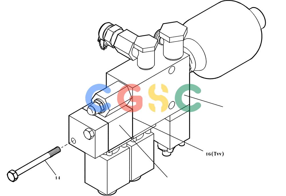 纽荷兰零件查询(EC130) - CRAWLER EXCAVATOR (4/99-) (23.241[002]) - VALVE INTERCONN. MOUNTING PARTS (S/N 12058-UP) New Holland Constructuion
