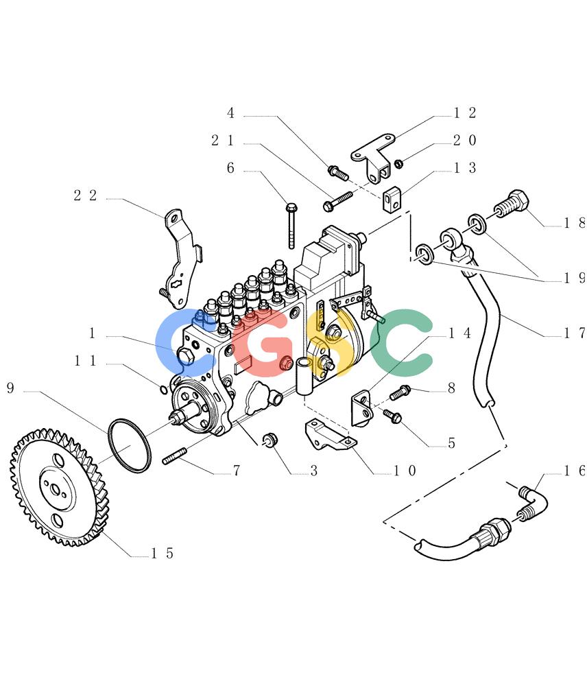 纽荷兰零件查询(DC180.B) - CRAWLER DOZER TIER 2 (3/03-) (0.140[01]) - INJECTION PUMP New Holland Constructuion