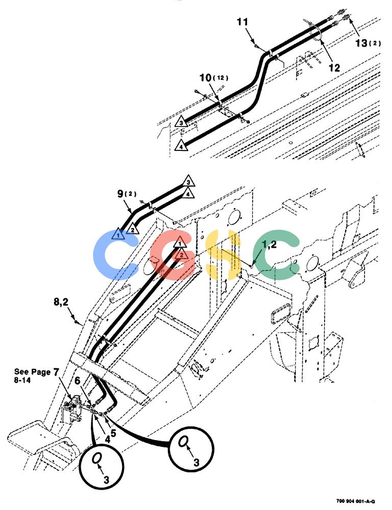 凯斯零件查询(8575) - CASE IH MID-SIZE RECTANGULAR BALER (NORTH AMERICA) (1/95-12/00) (09-030) - HYDRA. CONTROL VALVE KIT, HK40899 COMPLETE-TO BE ORDERED THRU WHOLEGOODS ONLY Case Agriculture