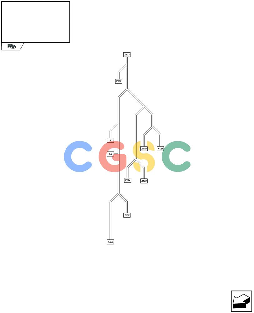 凯斯零件查询(LBX432S) - BIG RECTANGULAR BALER (3/03-12/08) (06.73[01]) - CABLE HARNESS : 84075286 - NOT FOR NA - C439 Case Agriculture