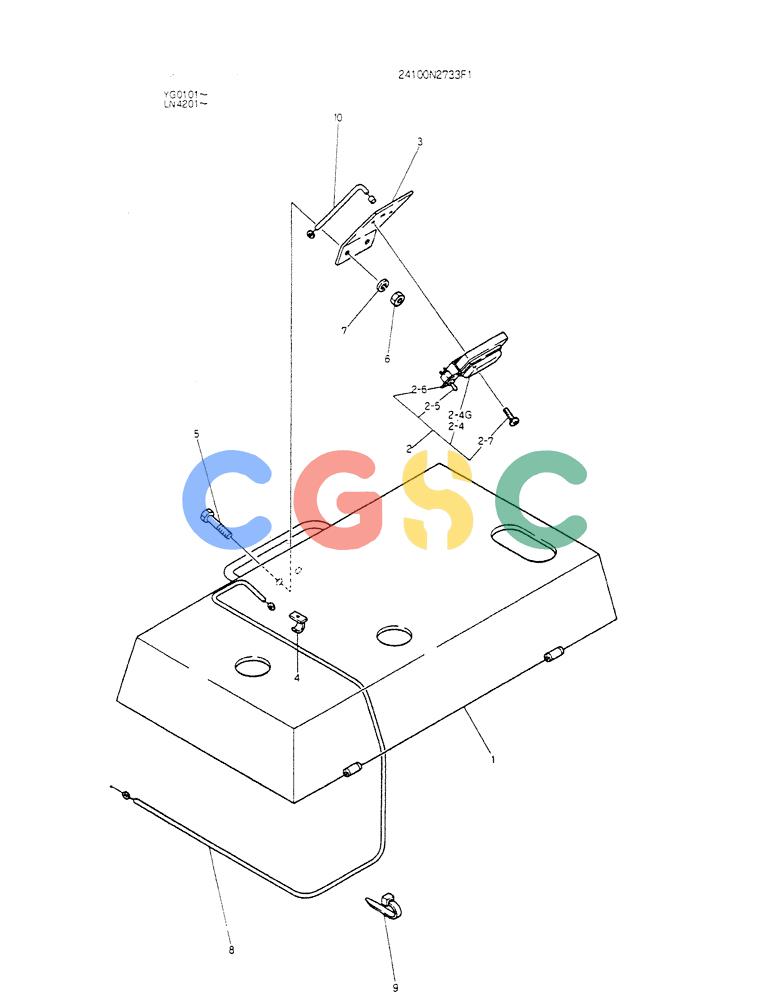 神钢零件查询(K907CLC) - EXCAVATOR BTW YG0101 - YG0500 (1/85-12/03) (08-042) - LIGHT ASSY Kobelco