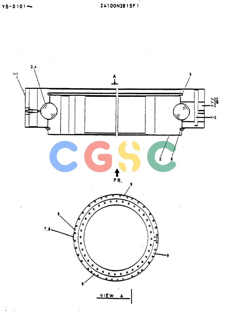 神钢零件查询(MD400LC) - EXCAVATOR BTW YS0101 - YS0200 (1/80-12/06) (06-009) - BEARING ASSY Kobelco