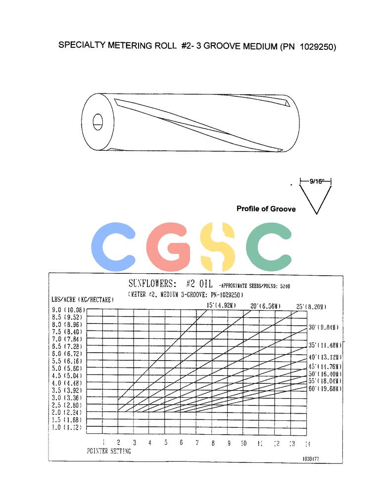 凯斯零件查询(1100) - CONCORD AIR SYSTEM (10/97-12/00) (D21) - SPECIALTY METERING ROLL #2 - 3 GROOVE MEDIUM, PN 1029250 Case Agriculture