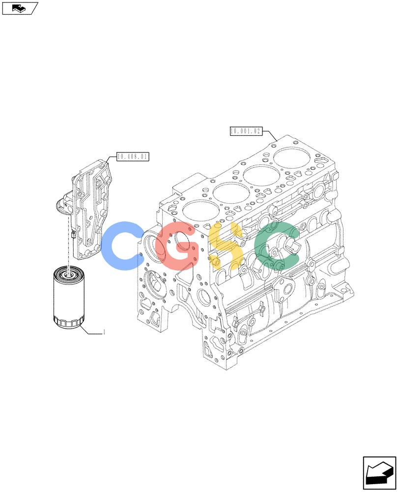 神钢零件查询(F4GE9484C J601) - ENGINE 504203229 - 84513501 (1/14-) (10.206.02) - OIL FILTERS - ENGINE (2852525) Kobelco