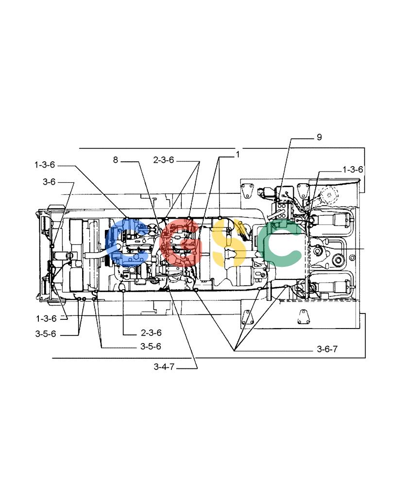 纽荷兰零件查询(FD175) - CRAWLER DOZER (N.A. VERSION)(S/N 061640 & AFTER) (1/93-) (6.711[02]) - ELECTRIC WIRING - ELECTRICAL SYSTEM New Holland Constructuion