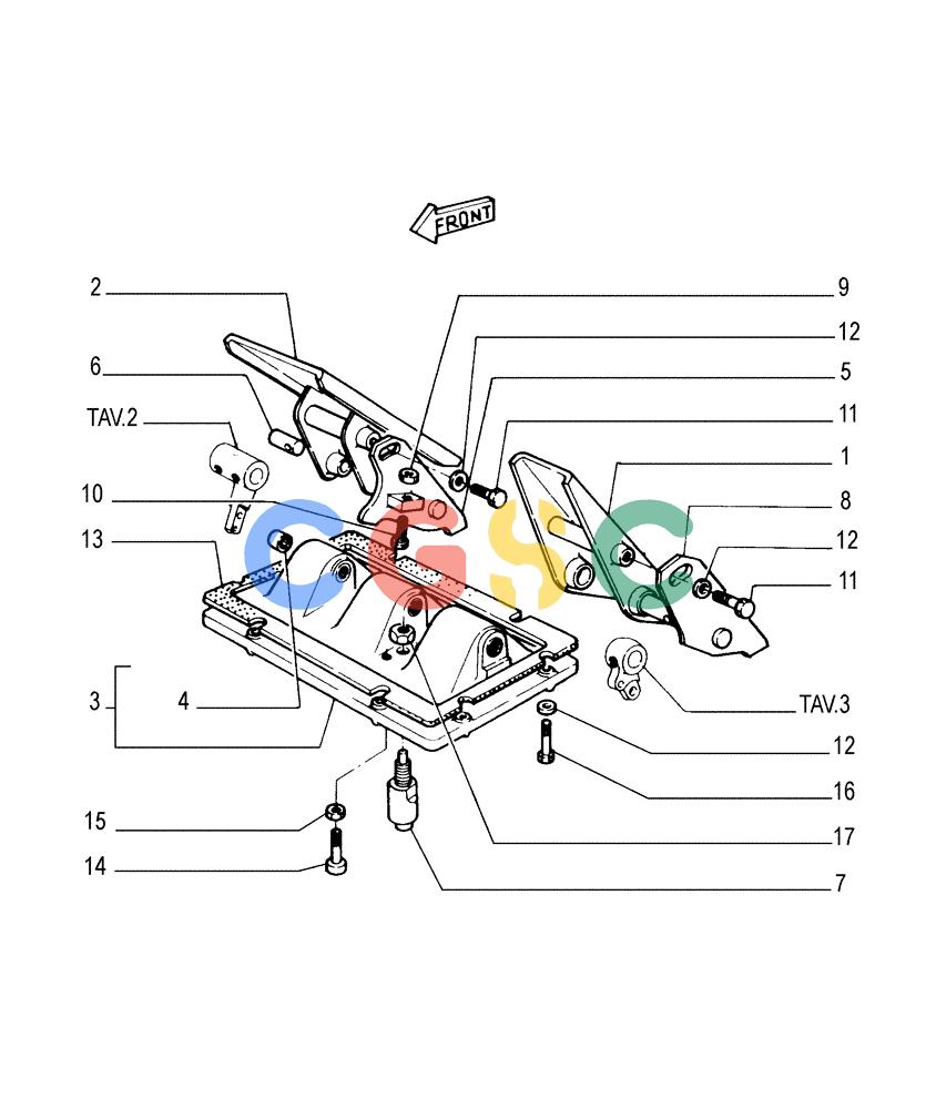 纽荷兰零件查询(FL145) - CRAWLER LOADER (N.A. VERSION) (11/98-) (2.304[01]) - BRAKE CONTROLS New Holland Constructuion
