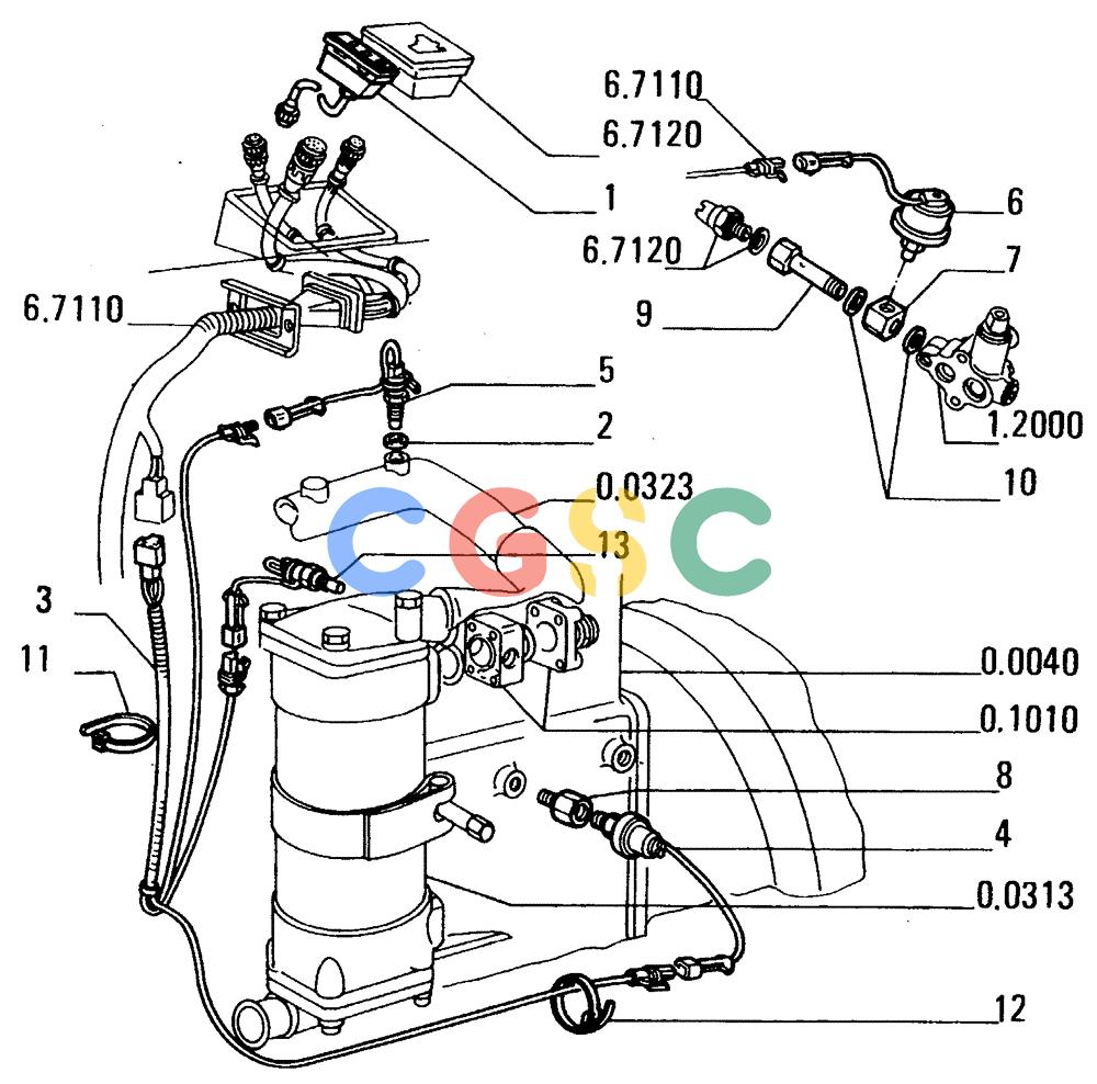 纽荷兰零件查询(FD14E) - CRAWLER DOZER (96.7350[001]) - INSTUMENT CLUSTER New Holland Constructuion