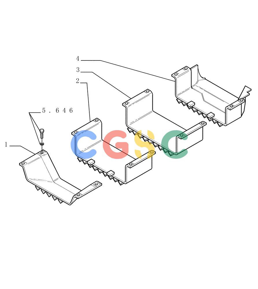 纽荷兰零件查询(D150) - CRAWLER DOZER (1/05-) (9.633[03]) - LANDFILL VERSION - OPTIONAL CODE 784297071 - VERSION (04) New Holland Constructuion