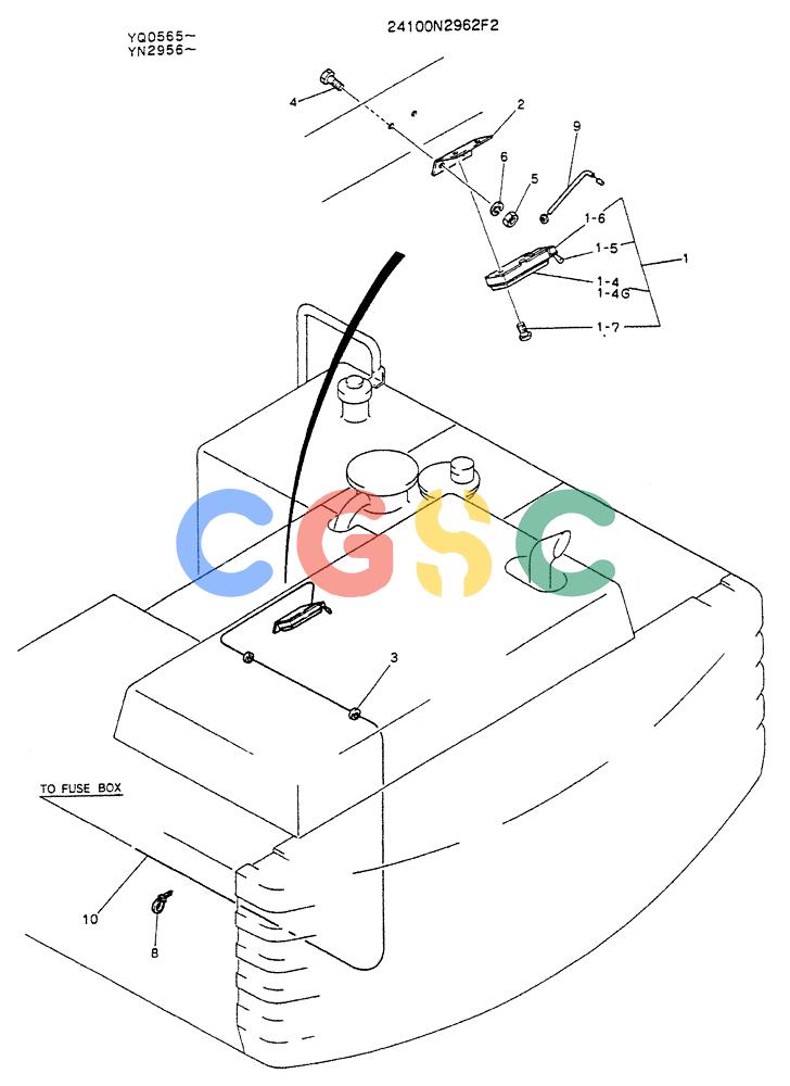 神钢零件查询(K907LC) - MARK II EXCAVATOR ASN YQ0565 (GLOBAL) (1/87-12/03) (08-012) - LIGHT ASSY Kobelco