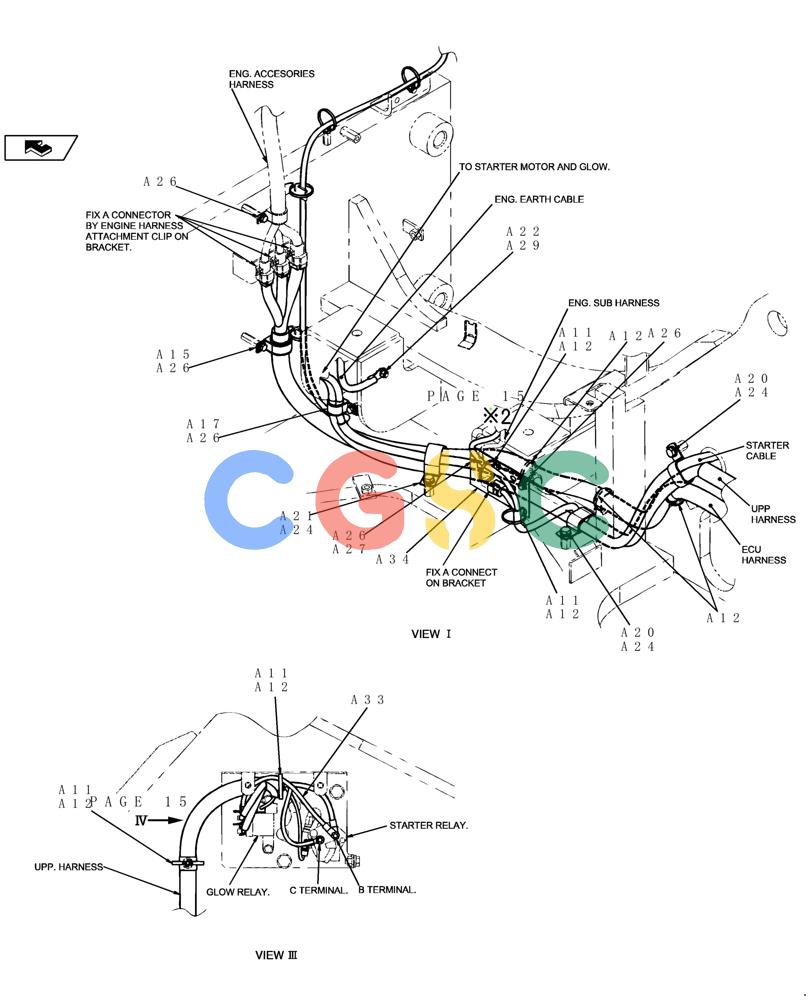 纽荷兰零件查询(E235BSR) - CRAWLER EXCAVATOR (5/07-) (1.220[14]) - ELECTRIC SYSTEM New Holland Constructuion