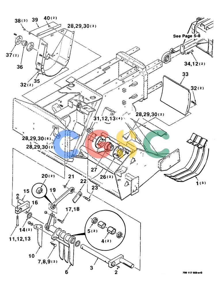 凯斯零件查询(8530) - CASE IH RECTANGULAR BALER (1/88-12/99) (5-02) - CHARGE AND STUFFER ASSEMBLY Case Agriculture