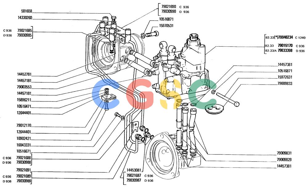 纽荷兰零件查询(FD20) - CRAWLER DOZER (B2.30[001]) - TRANSMISSION HYDRAULIC CONTROL New Holland Constructuion