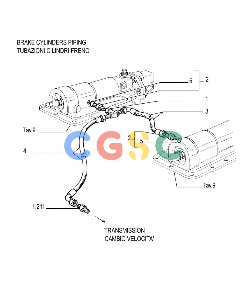 纽荷兰零件查询(FL145) - CRAWLER LOADER (N.A. VERSION) (11/98-) (1.277[11]) - REAR TRANSMISSION - BRAKES New Holland Constructuion