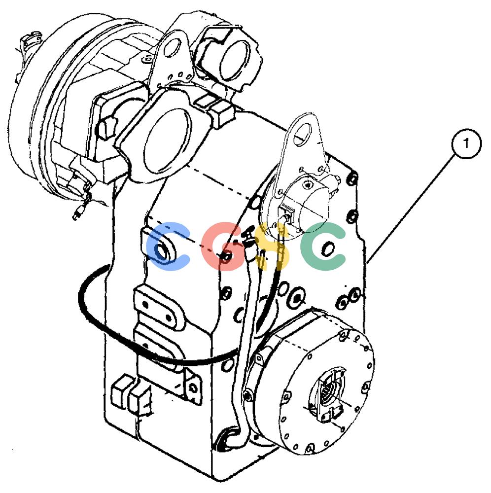 纽荷兰零件查询(AD250 (3.5 VERSION)) - ARTICULATED DUMP TRUCK (7/01-) (1.211[02]) - TRANSMISSION GEARBOX New Holland Constructuion