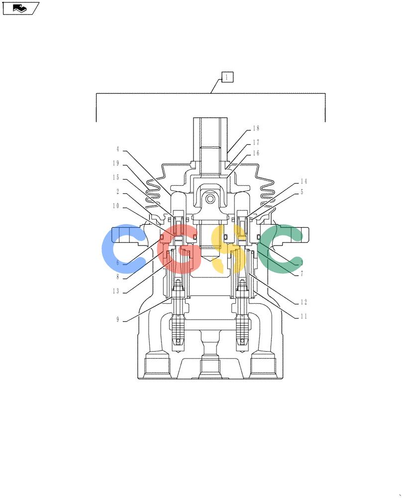 神钢零件查询(ED160 BLADE) - HYDRAULIC EXCAVATOR - ASN LH02-01501 (9/12-12/13) (35.356.AV) - PILOT VALVE, ASSY (NIBBLER & BREAKER - FOOT CONTROL) Kobelco