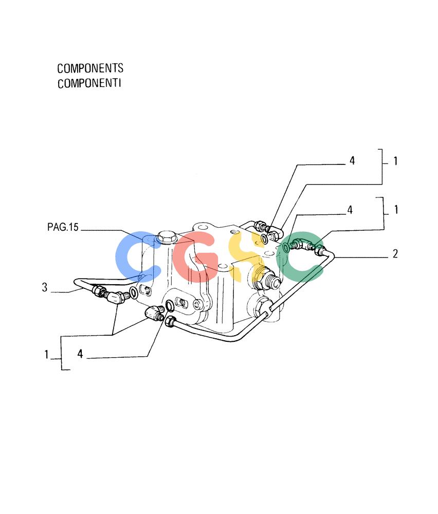 纽荷兰零件查询(FL175) - CRAWLER LOADER (N.A. VERSION) (6/92-) (1.277[17]) - REAR TRANSMISSION - CONTROL VALVE New Holland Constructuion