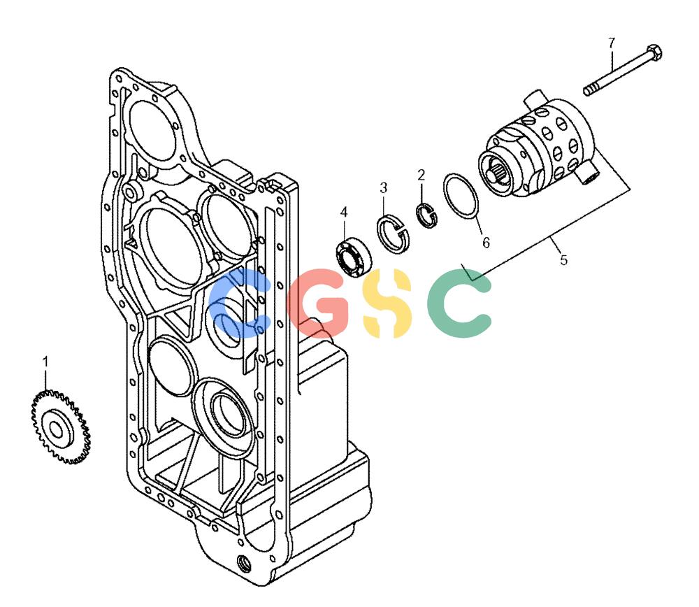 纽荷兰零件查询(AD300) - ARTICULATED DUMP TRUCK (1/01-) (1.212/3[25]) - TRANSMISSION - STEERING PUMP CONTROL New Holland Constructuion