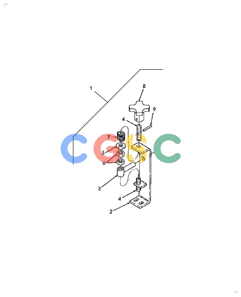 凯斯零件查询(SB551) - SMALL SQUARE BALER (9/08-12/15) (88.510.04) - DELUXE BALE LENGTH ADJUSTER KIT Case Agriculture