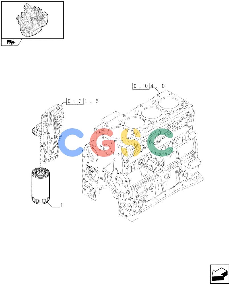 神钢零件查询(F4GE9484K J601) - ENGINE - 504103830-920019897 (1/13-) (0.30.2) - OIL FILTERS - ENGINE (504074042) Kobelco