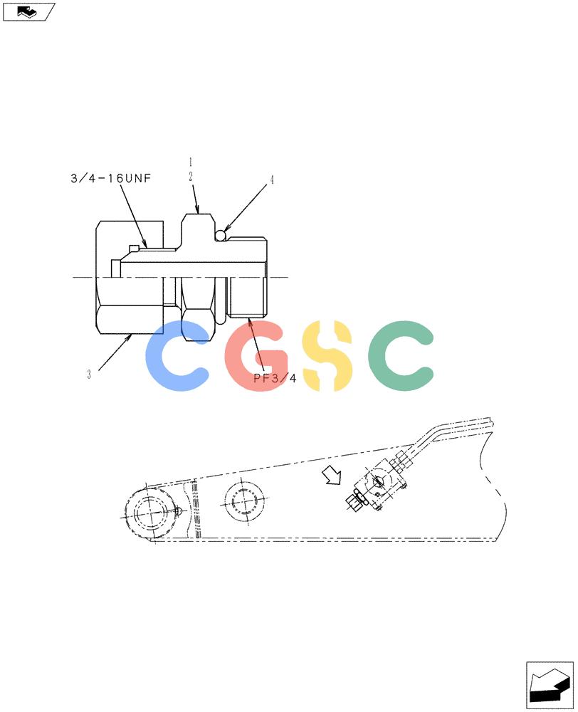 纽荷兰零件查询(E80BMSR) - COMPACT CRAWLER EXCAVATOR ASN LF06-04501 (NBTA18037) (03-006[00]) - CONNECTOR ASSEMBLY New Holland Constructuion