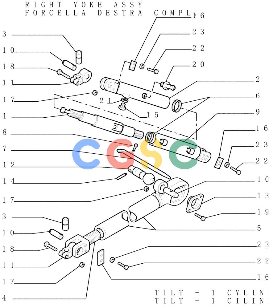 纽荷兰零件查询(DC180.B) - CRAWLER DOZER TIER 2 (3/03-) (9.481[02]) - HYDRAULIC TILT - ANGLEDOZER (HA) - OPTIONAL CODE 76092046 - VERSION (01) New Holland Constructuion
