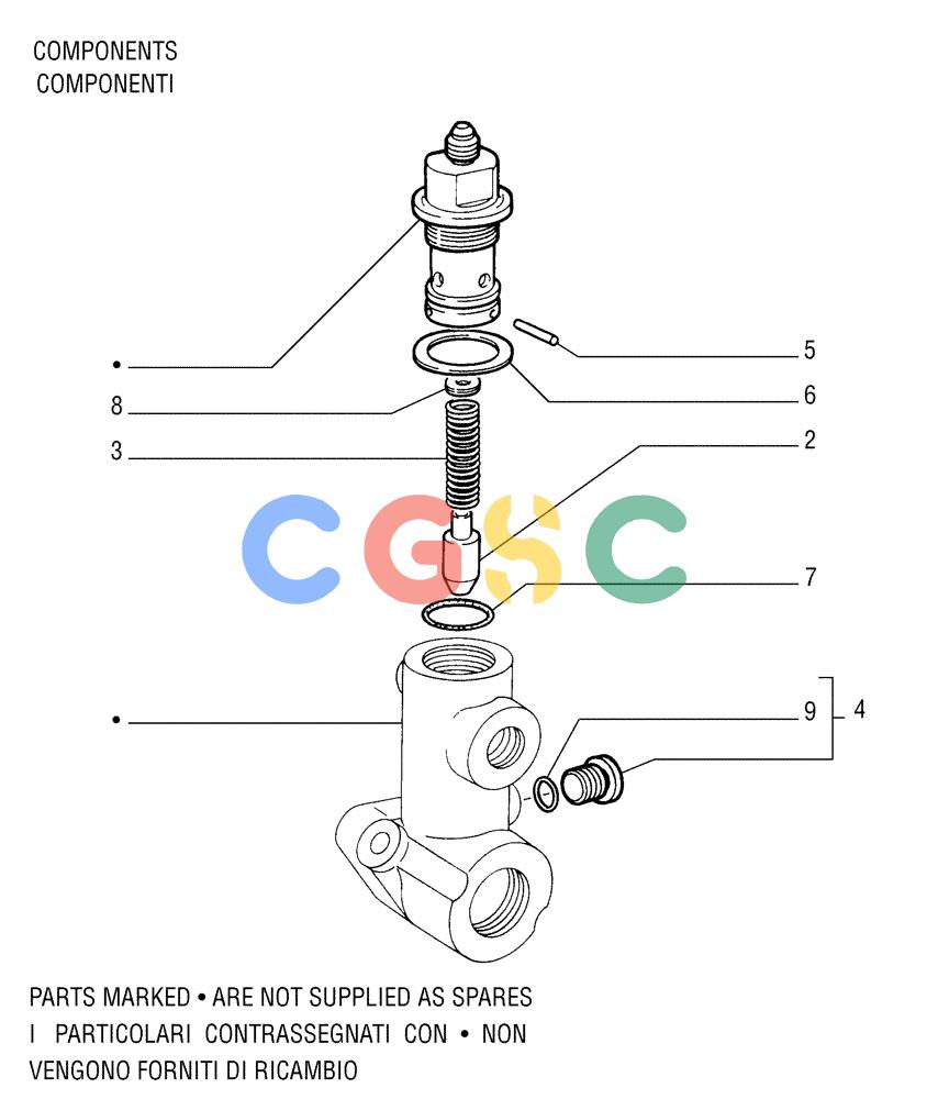 纽荷兰零件查询(FD255) - CRAWLER DOZER (N.A. VERSION) (7/95-) (1.200[09]) - UNIT TORQUE CONVERTER - VALVE New Holland Constructuion