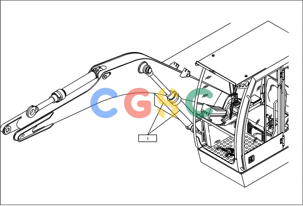 纽荷兰零件查询(EC160) - CRAWLER EXCAVATOR (4/99-) (24.020[002]) - BOOM CYLINDERS INSTALL.MATERIAL (S/N 716112-UP) New Holland Constructuion