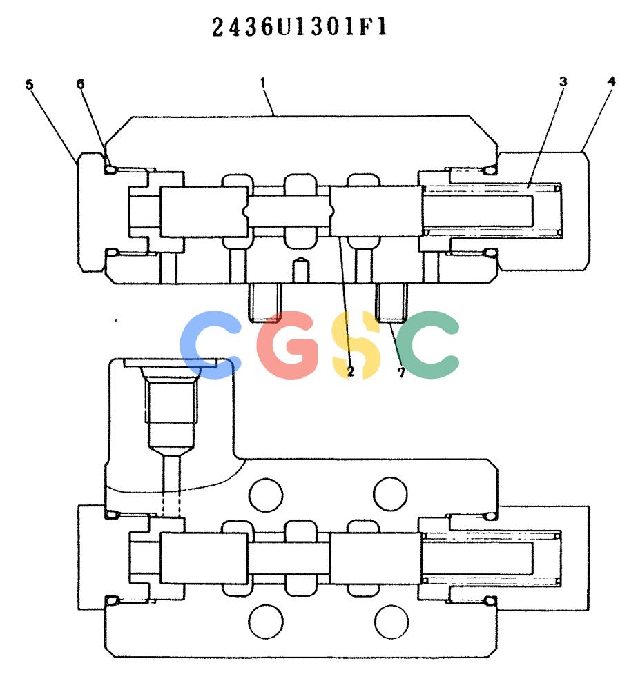 神钢零件查询(K909LC) - MARK II EXCAVATOR ASN LL1488 (1/87-12/03) (11-026) - VALVE ASSY, PILOT Kobelco
