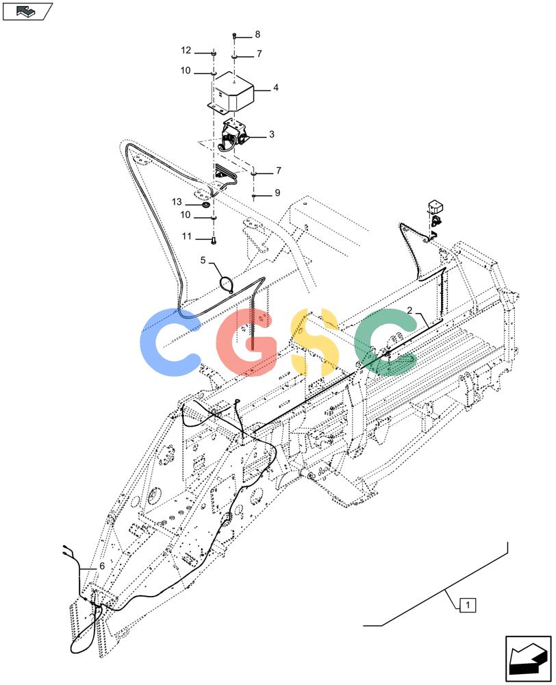 凯斯零件查询(LB434S) - BALER (9/12-) (88.055.009[01]) - DIA KIT: CAMERA KIT - C096 Case Agriculture
