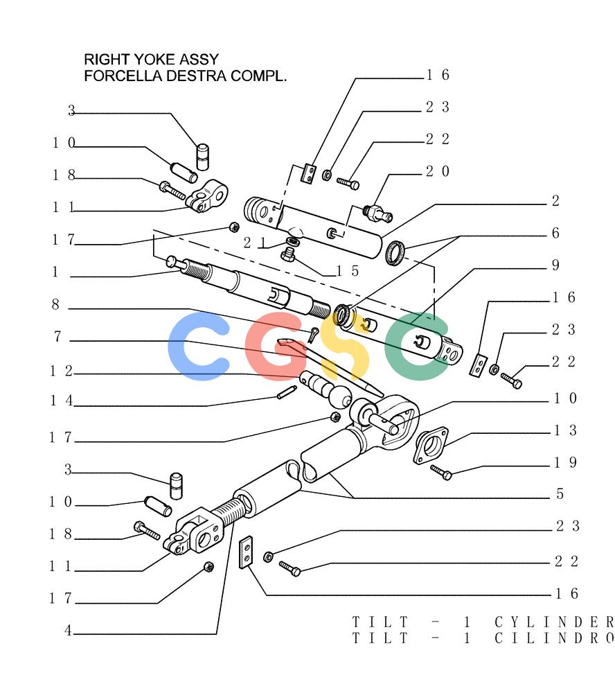 纽荷兰零件查询(DC180.B) - CRAWLER DOZER TIER 2 (3/03-) (9.481[06]) - HYDRAULIC TILT - ANGLEDOZER (HA) - OPTIONAL CODE 76092067 VERSION (02) New Holland Constructuion