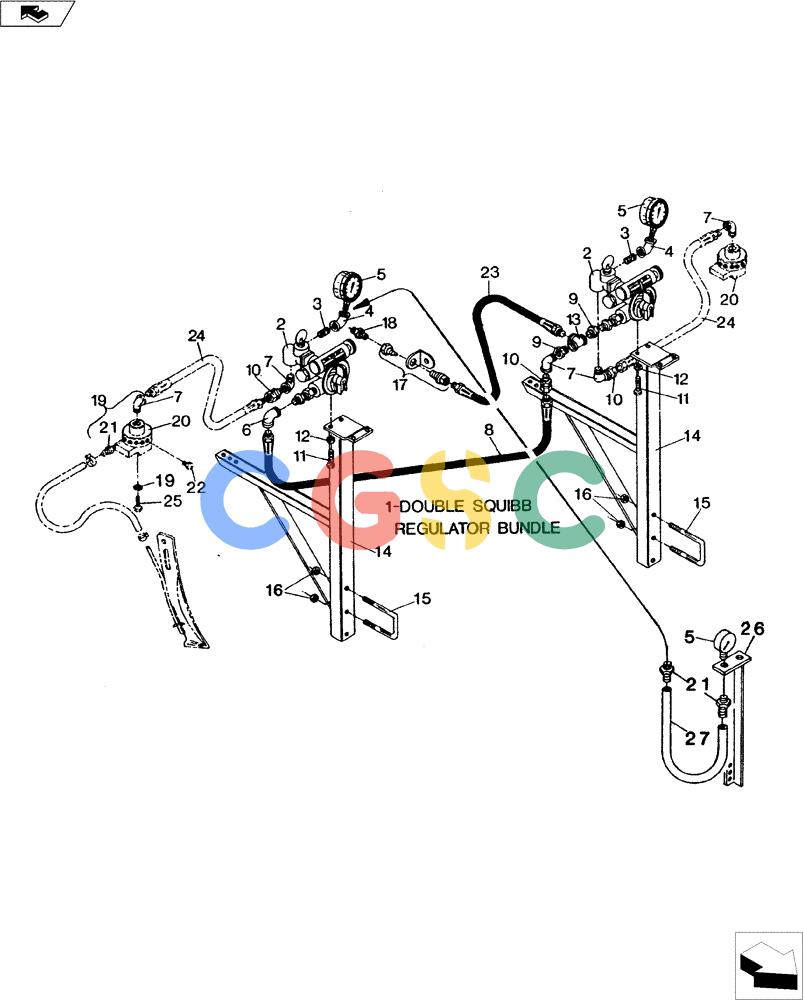 凯斯零件查询(4100 II) - DMI APPLICATOR - 1990 (1/90-12/95) (75.200.10) - DOUBLE SQUIBB BUNDLE Case Agriculture