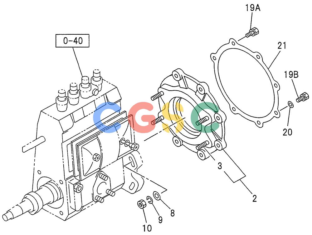 纽荷兰零件查询(E200SRLC) - CRAWLER EXCAVATOR BTW LA04-01506 - LA04-01625 (08-031) - MISCELLANEOUS PARTS; INJECTION PUMP New Holland Constructuion