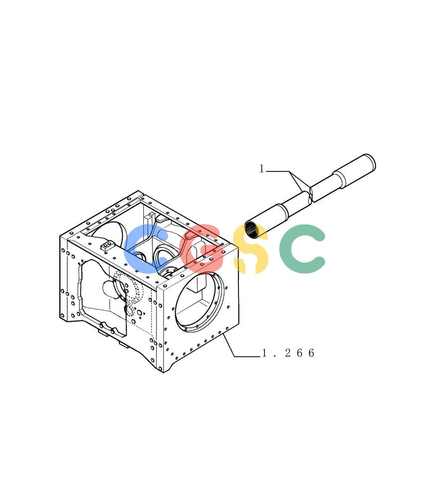 纽荷兰零件查询(DC150.B) - CRAWLER DOZER TIER 2 (3/03-) (9.567[01]) - REAR ENGINE PTO - OPTIONAL CODE 76079329 New Holland Constructuion