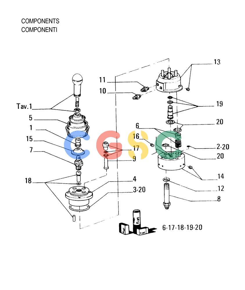 纽荷兰零件查询(FD175) - CRAWLER DOZER (N.A. VERSION)(S/N 061640 & AFTER) (1/93-) (1.224[04]) - TRANSMISSION OUTER CONTR.- MANIPULATOR New Holland Constructuion