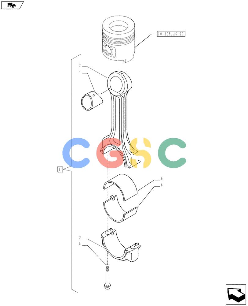 神钢零件查询(ED160 BLADE) - HYDRAULIC EXCAVATOR - ASN LH02-01501 (9/12-12/13) (10.105.AB[01]) - CONNECTING ROD Kobelco
