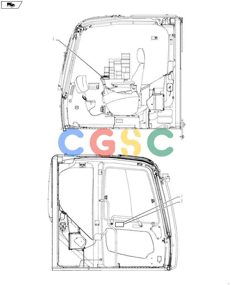 神钢零件查询(SK170 ACERA M-9) - CRAWLER EXCAVATOR - TIER 3 NON-REGULATED (1/12-12/13) (88.100.15[04]) - NAMEPLATE (PATTERN CHANGER) Kobelco