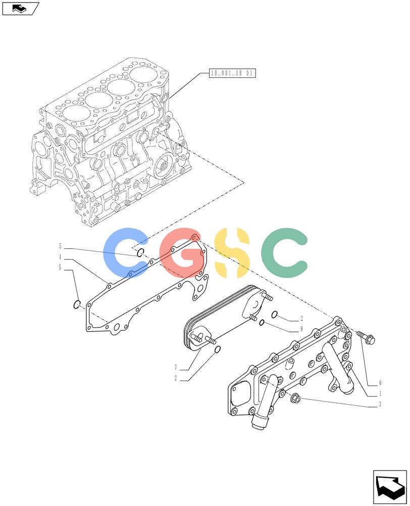 神钢零件查询(ED160 BLADE) - HYDRAULIC EXCAVATOR - ASN LH02-01501 (9/12-12/13) (10.408.AO[01]) - OIL COOLER Kobelco